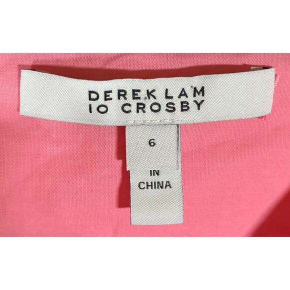 Derek Lam 10 Crosby Women’s Tora Mini Dress Size 6 Sleeveless V-neckline - Picture 2 of 10